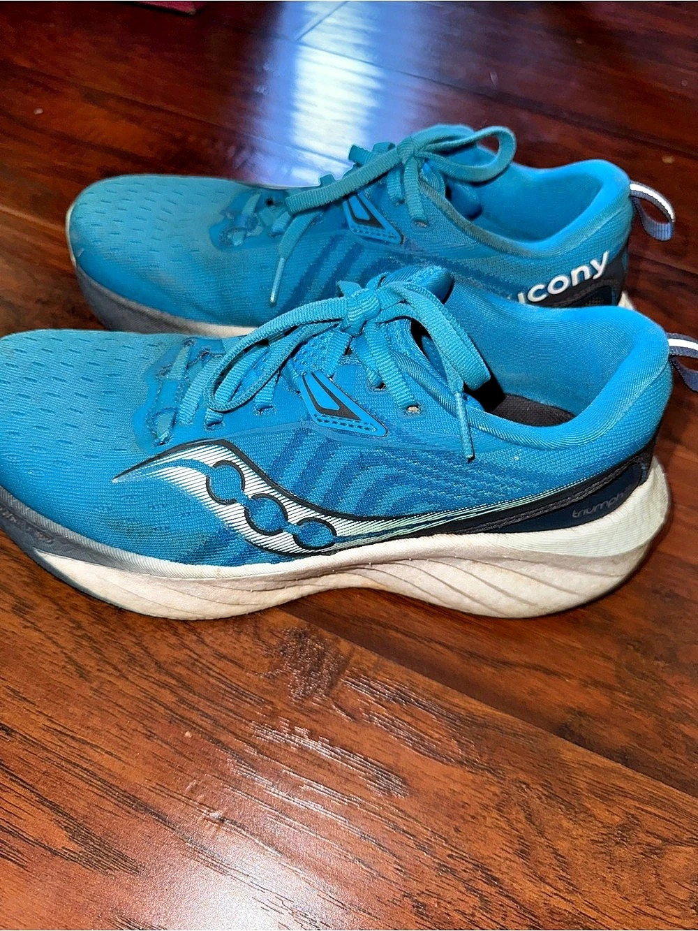 Saucony Triumph 22 Athletic Shoes Blue US 7.5